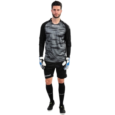 Givova Difesa goalkeeper kit gray and black KITP10 2310