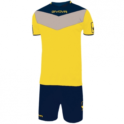 Set Givova Campo yellow-navy 0704