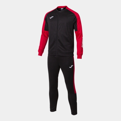 Eco Championship Tracksuit Black Red