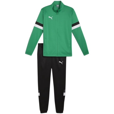 Puma Team Rise men's tracksuit green-black 658653 05