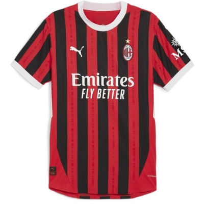 Puma AC Milan Authentic Home Shirt 2024 2025 Adults