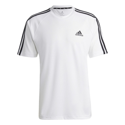 adidas Classic 3 Stripe Sereno T Shirt Mens