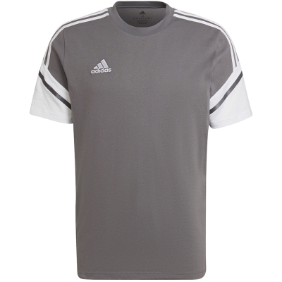 adidas Condivo 22 Tee men's T-shirt, gray and white HD2316