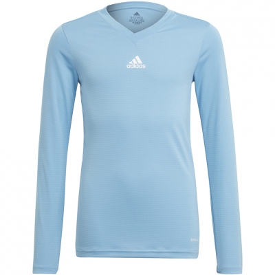 Koszulka dla dzieci adidas Team Base Tee b??kitna GN7512