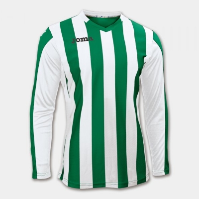 T-shirt Copa Green-white L/s