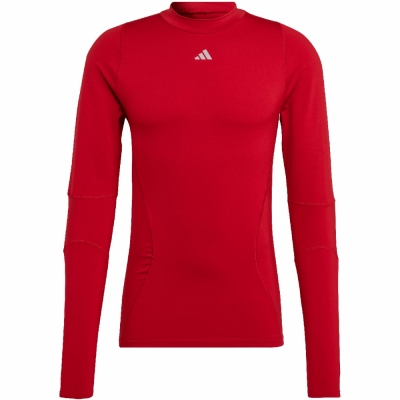 Koszulka m?ska adidas Techfit COLD.RDY Long Sleeve czerwona HP0572