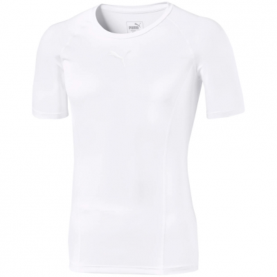 Koszulka męska Puma LIGA Baselayer Tee SS biała 655918 04