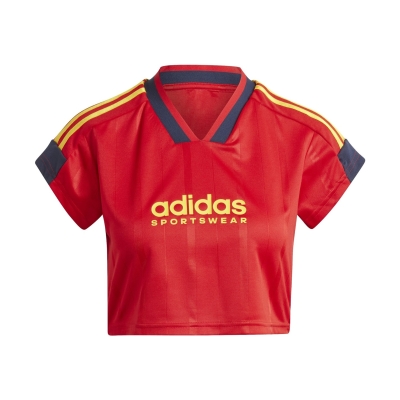 adidas House of Tiro Nations Pack Cut 3-Stripes Crop Jersey Womens