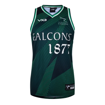 VX3 Newcastle Falcons 2024 2025 Basketball Vest Mens