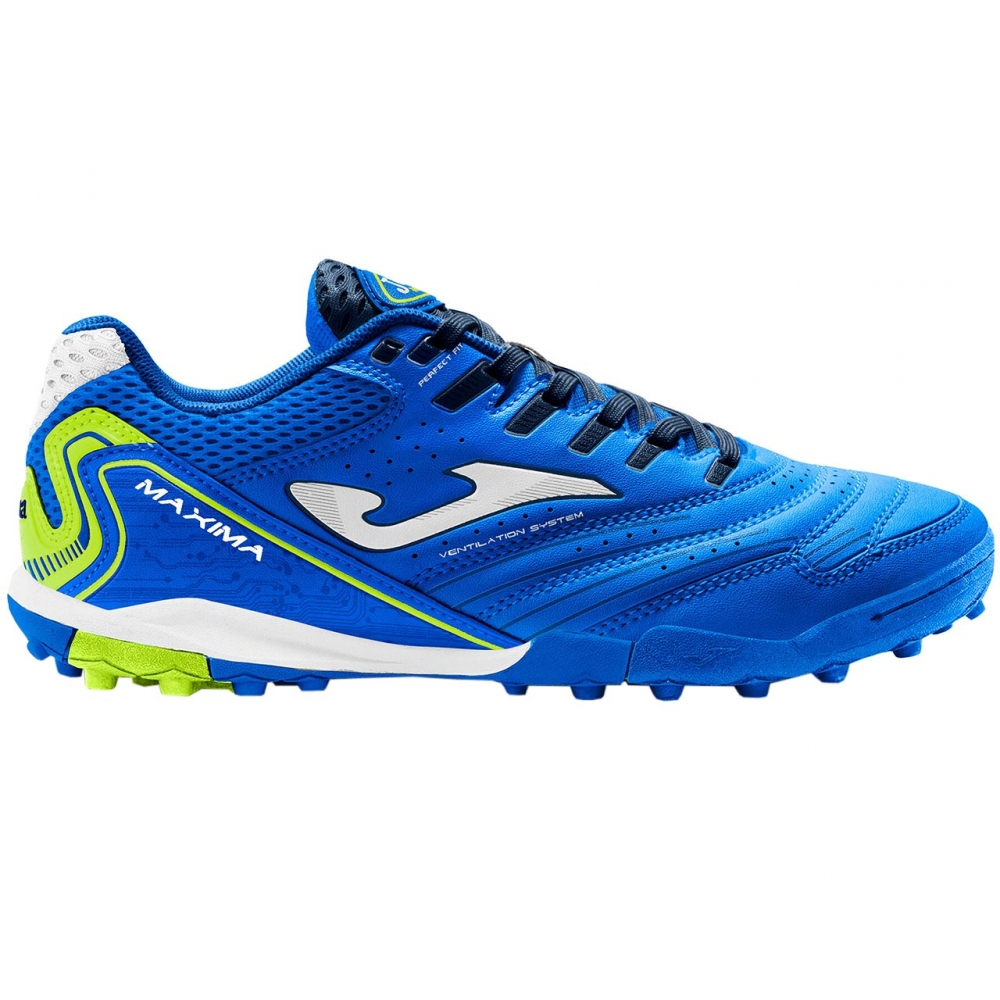 Buty pi?karskie Joma Maxima 2304 Turf niebiesko-zielone fluor MAXS2304TF