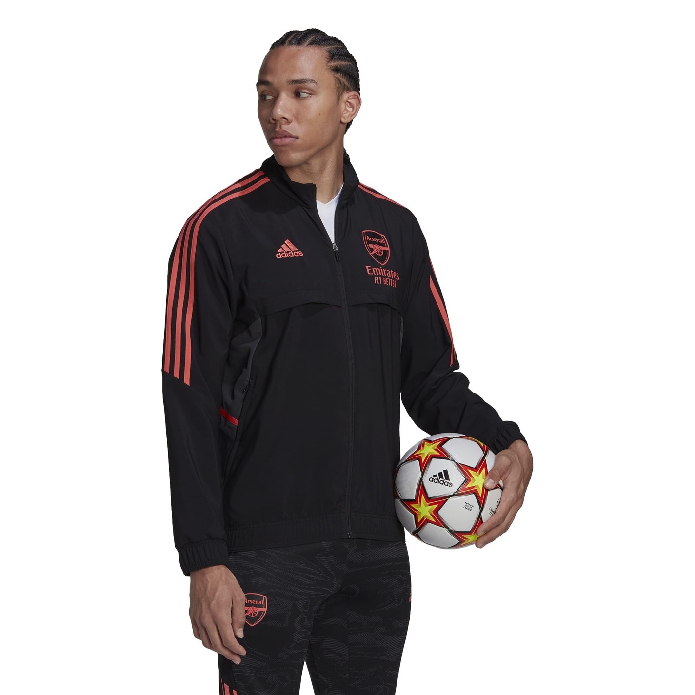 adidas Arsenal Presentation Jacket 2022 2023 Adults