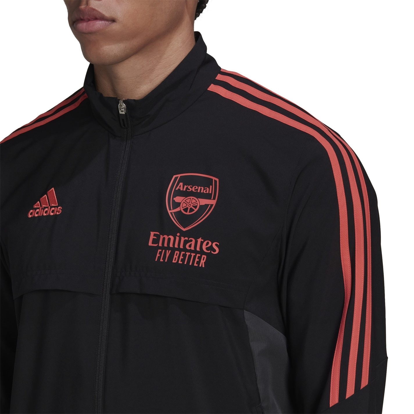 adidas Arsenal Presentation Jacket 2022 2023 Adults