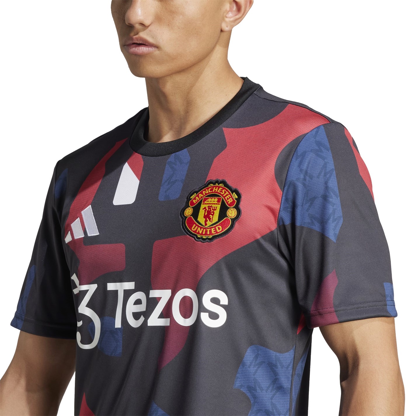 adidas Manchester United Prematch Shirt 2024 2025 Adults