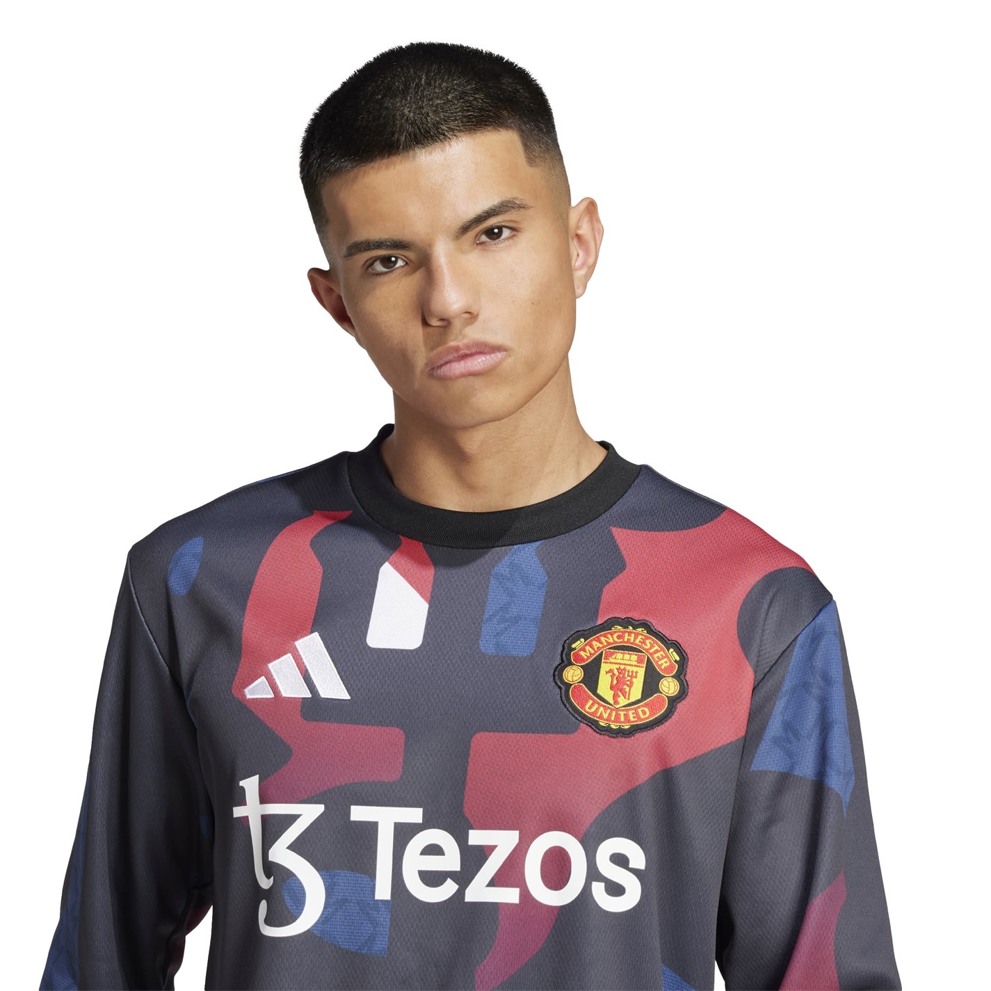 adidas Manchester United Prematch Top 2024 2025 Adults