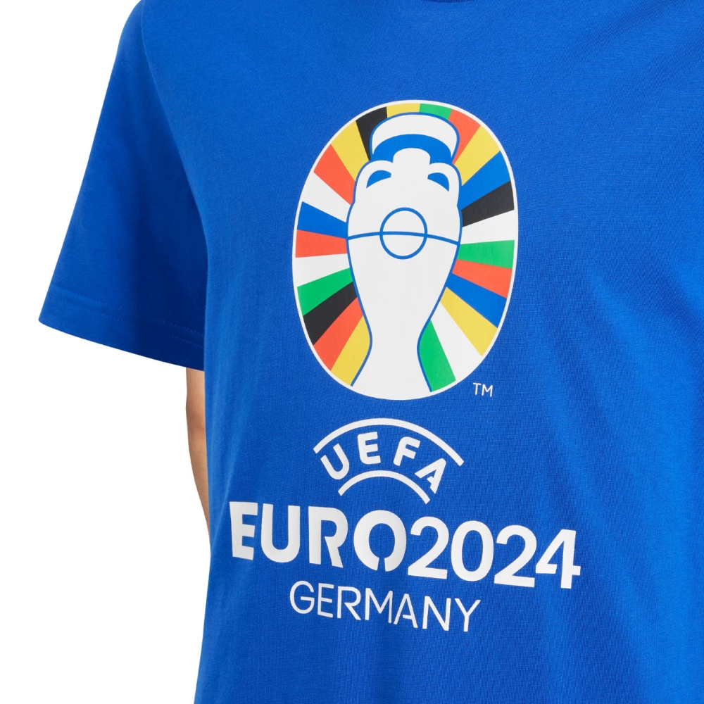 Adidas Tricou pentru copii Euro24 albastru IT9309