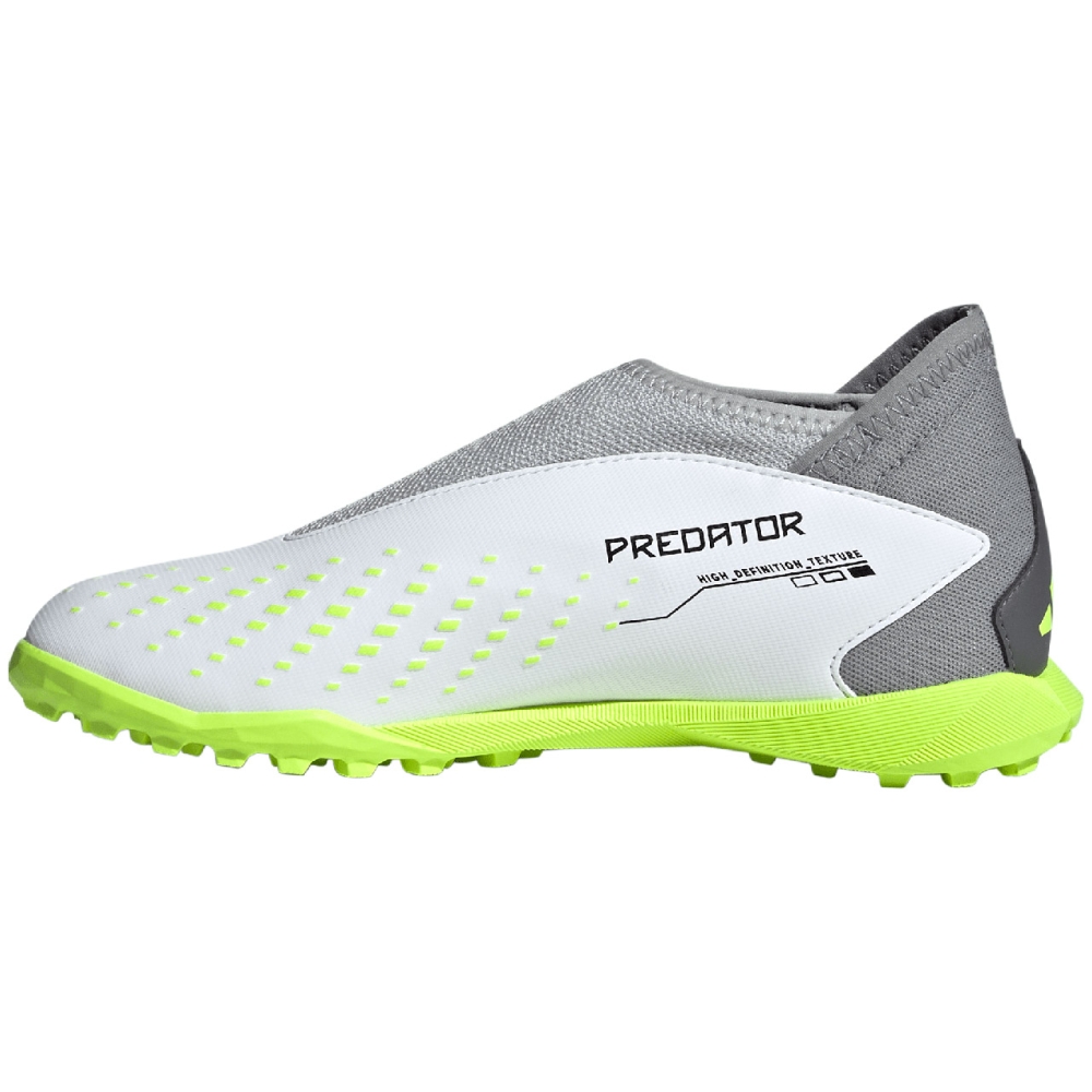 Adidas Predator Accuracy.3 Laceless TF children's football shoes white-gray IE9436