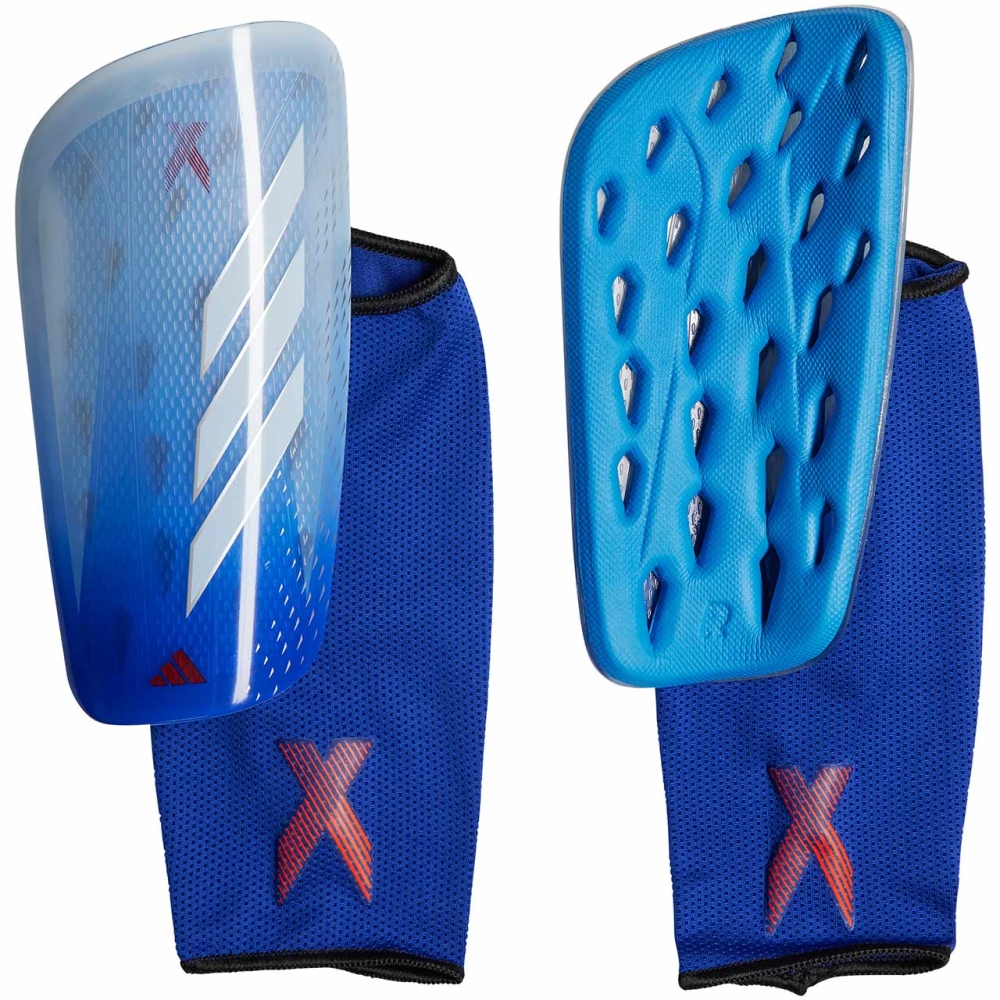 adidas X League football shin guards blue IA0842