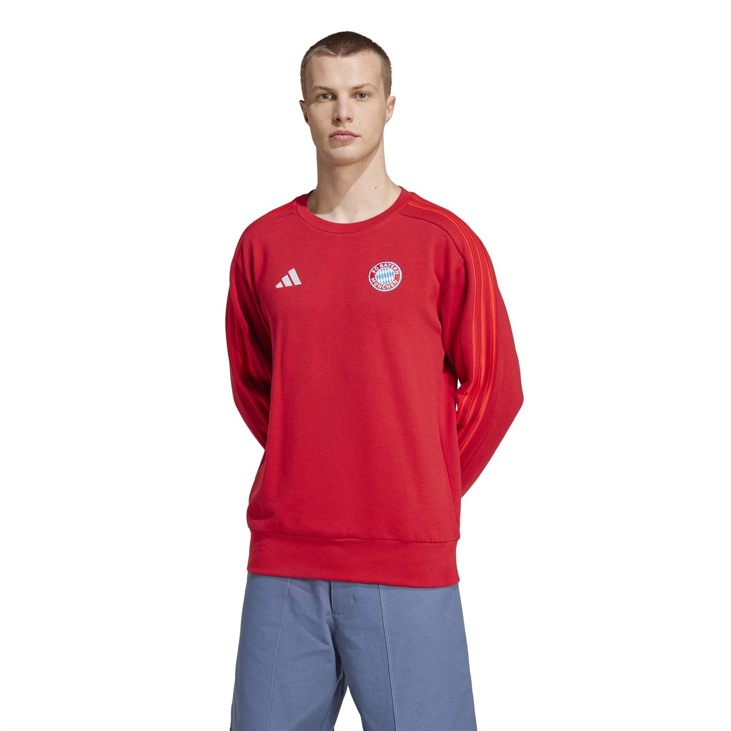 adidas FC Bayern Munich DNA Sweatshirt 2024 2025 Adults