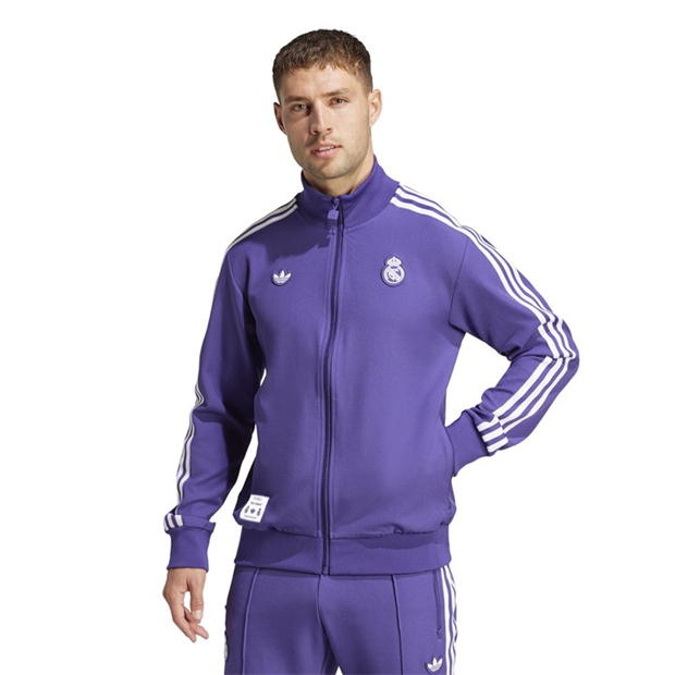 adidas Real Madrid Terraces Icon Tracksuit Top