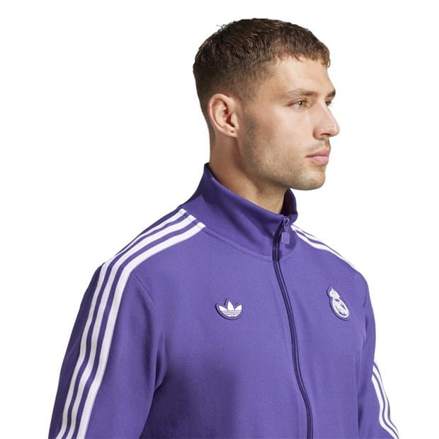 adidas Real Madrid Terraces Icon Tracksuit Top