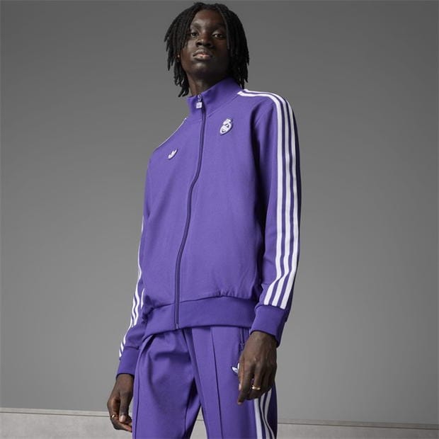 adidas Real Madrid Terraces Icon Tracksuit Top