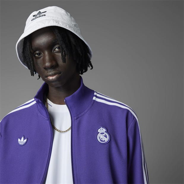 adidas Real Madrid Terraces Icon Tracksuit Top