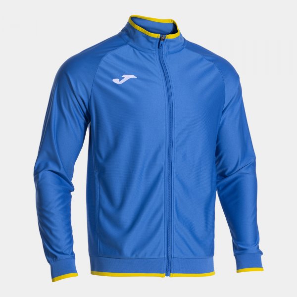 Combi Premium Full Zip Sweatshirt Royal Blue Yellow