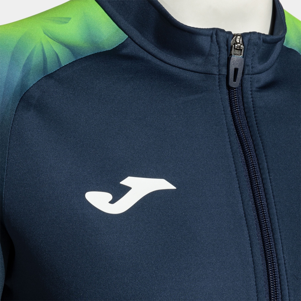 Elite Xi Full Zip Sweatshirt Navy Fluor Green