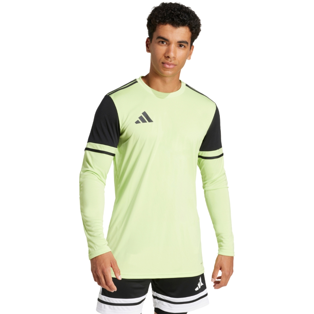 Men's goalkeeper jersey adidas Squadra 25 Long Sleeve lime JG1129