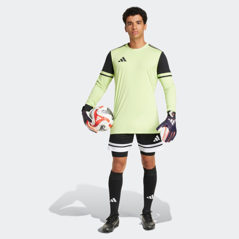 Men's goalkeeper jersey adidas Squadra 25 Long Sleeve lime JG1129