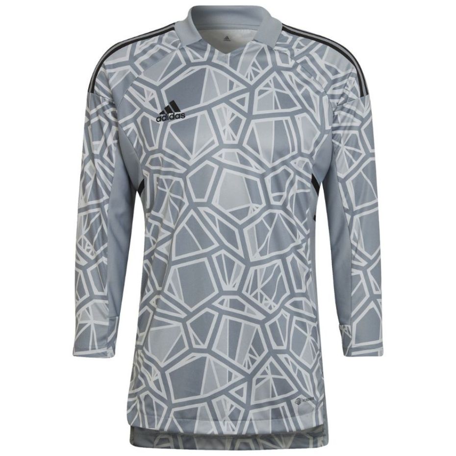 Adidas Condivo 22 Goalkeeper Jersey Long Slevee men's goalkeeper shirt, gray HB1614