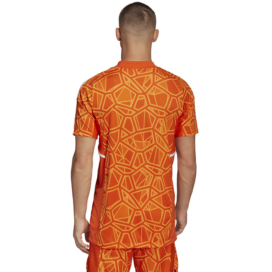 Men's Condivo 22 Goalkeeper Jersey Short Sleeve orange HB1621