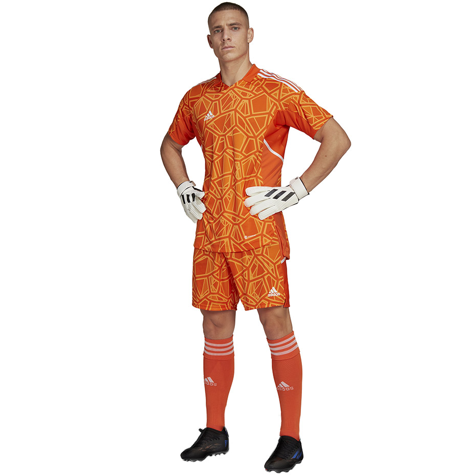 Men's Condivo 22 Goalkeeper Jersey Short Sleeve orange HB1621