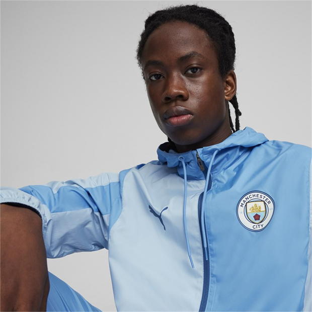 Puma Manchester City Pre-Match Woven Jacket Adults