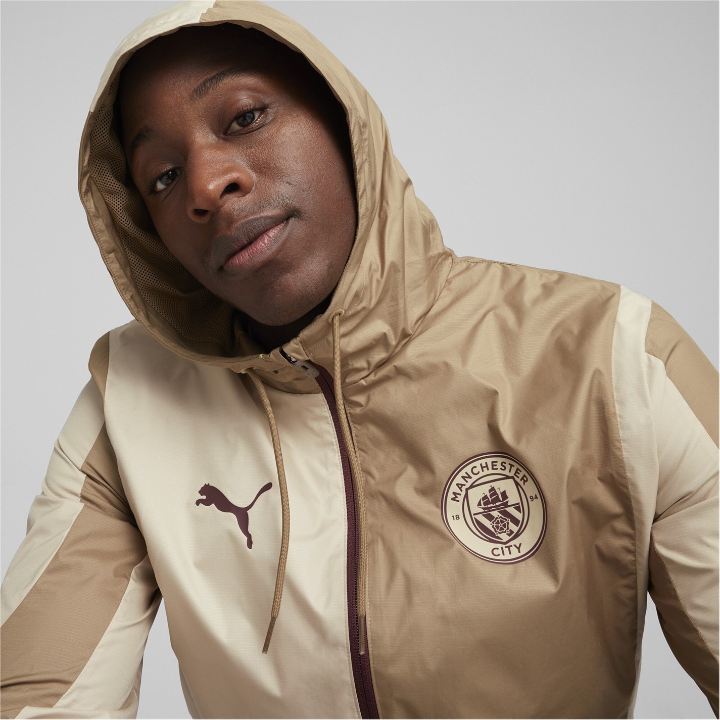 Puma Manchester City Pre-Match Woven Jacket Adults