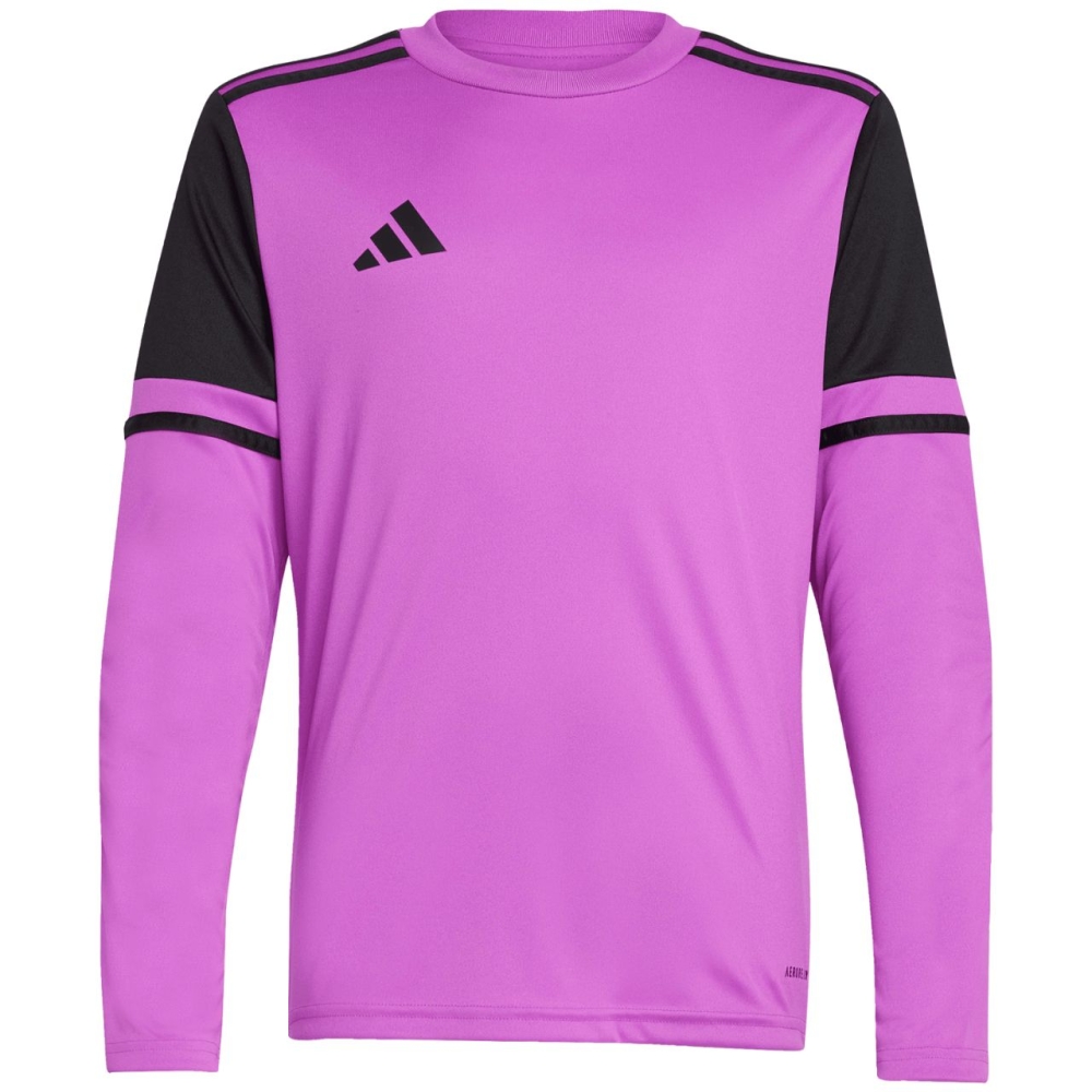 adidas Squadra 25 Long Sleeve purple children's goalkeeper shirt JJ1939