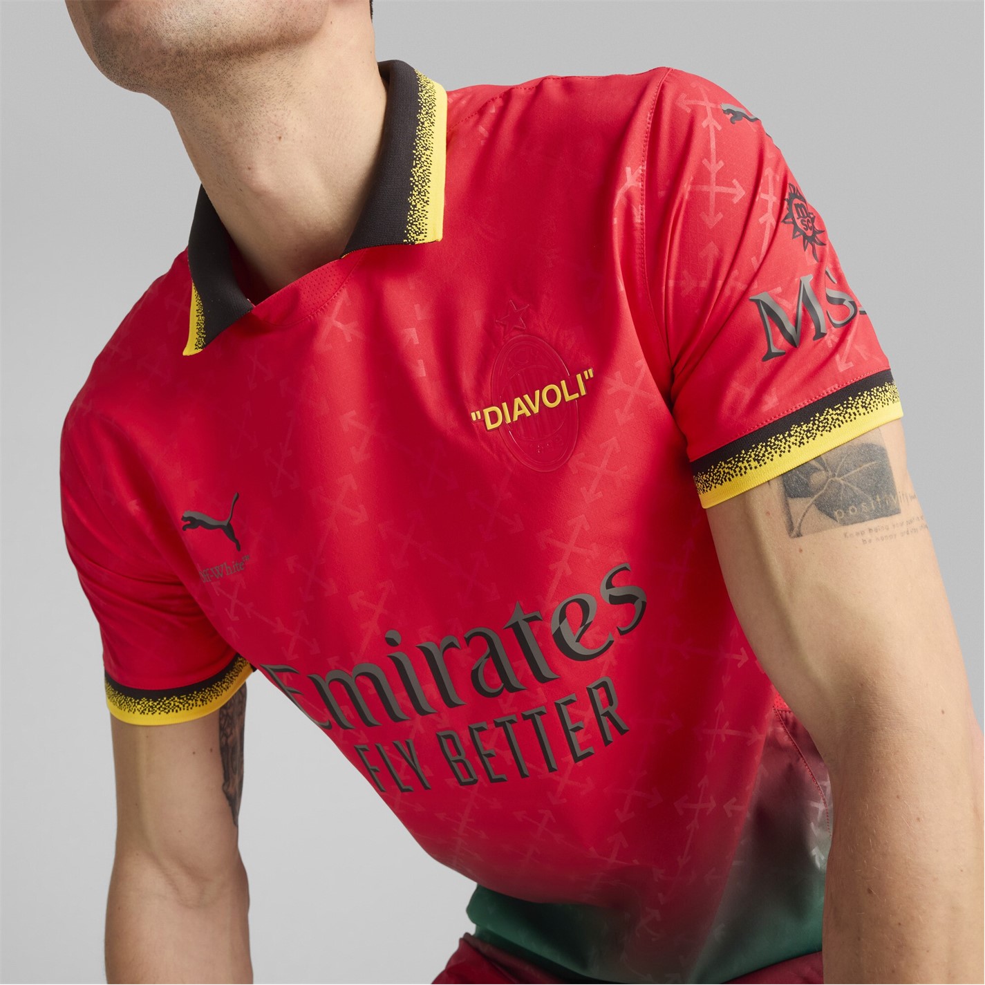 Puma AC Milan x Off-White Authentic Goalkeeper Shirt Adults