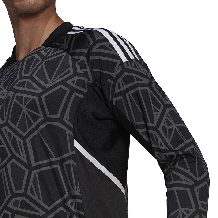 Men's
adidas Condivo 22 Jersey Long Sleeve goalkeeper shirt, black HB1615