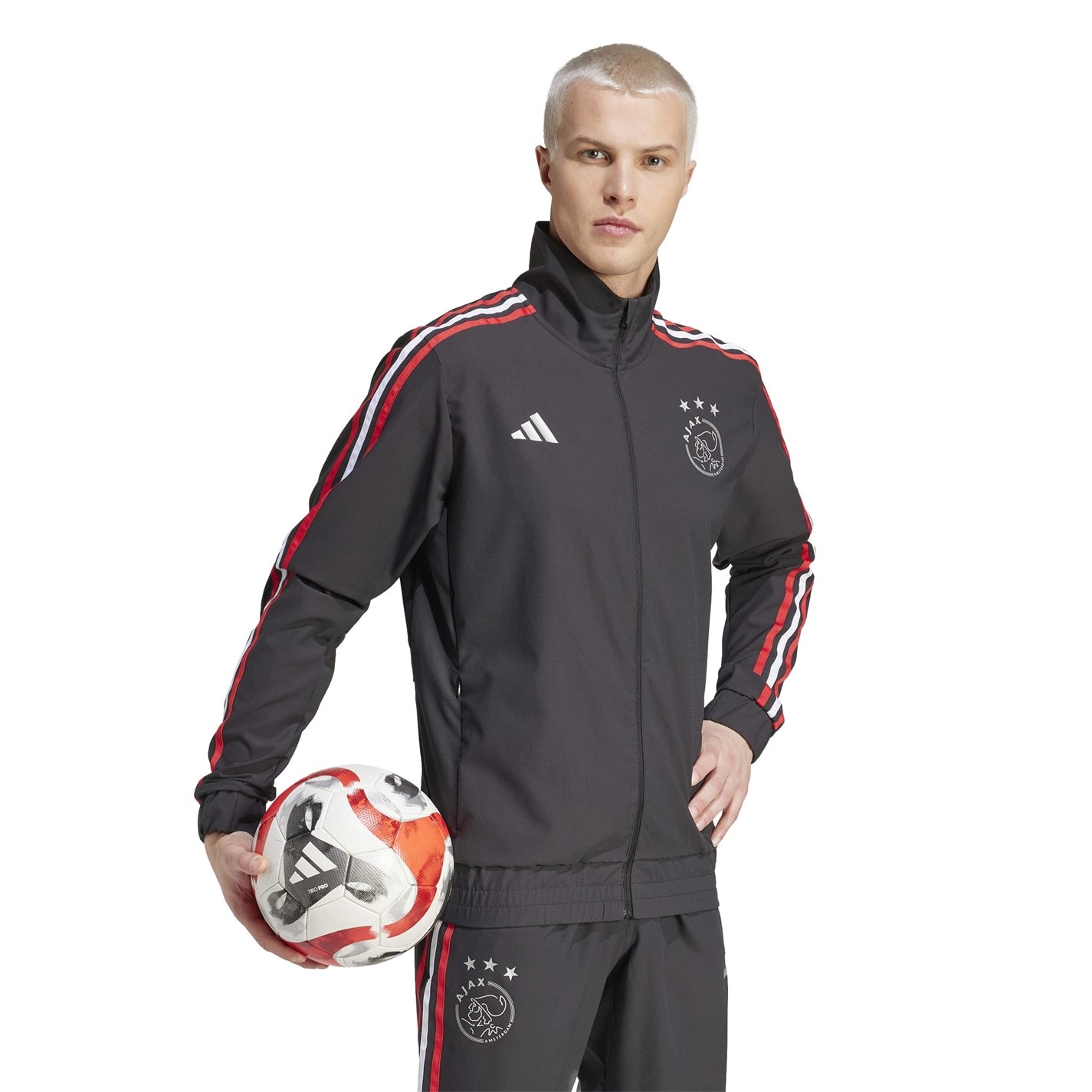 adidas Ajax Amsterdam Tracksuit Jacket Adults