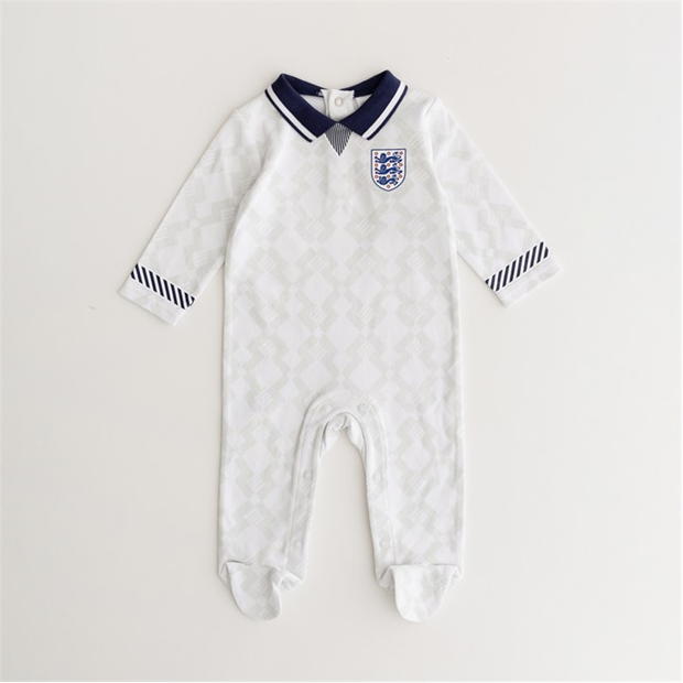 Brecrest Team England 90 Retro Home Babygrow