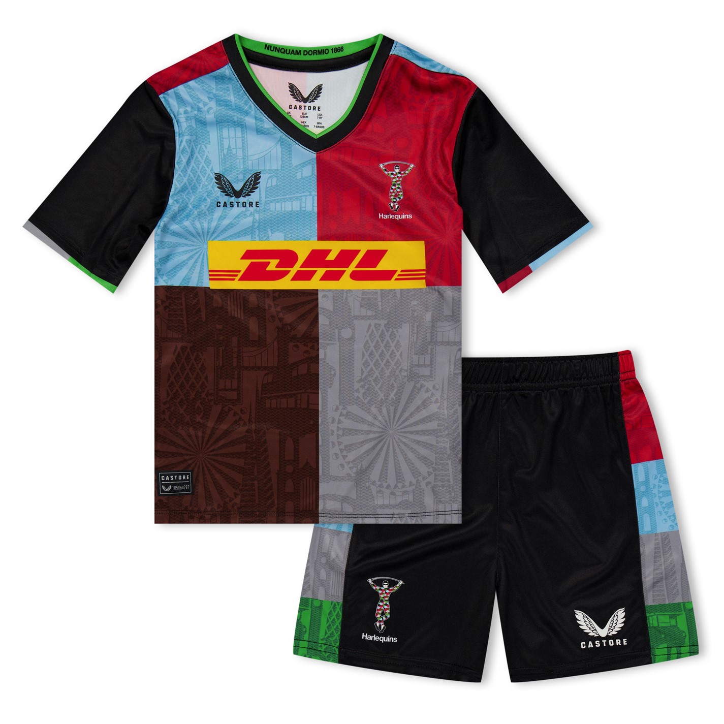 Castore Harlequins Home Kit 2024 2025 Juniors