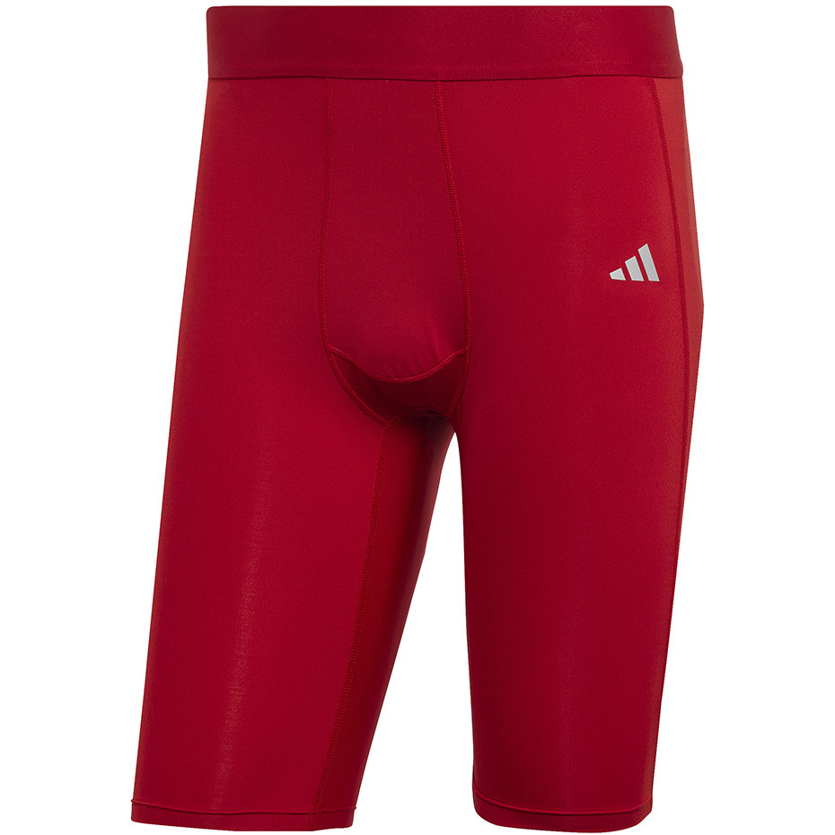 Spodenki m?skie adidas Techfit Aeroready Short Tights czerwone HP0616