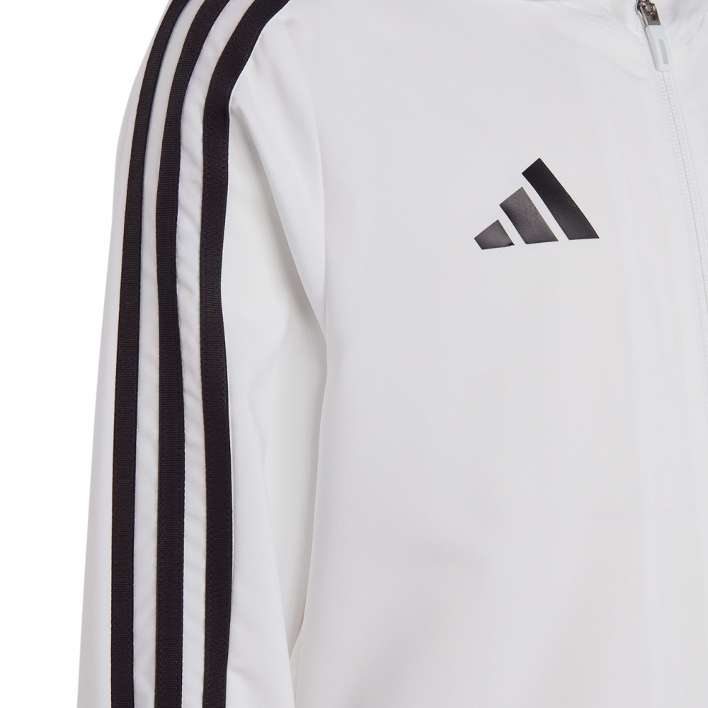 Kurtka dla dzieci adidas Tiro 23 League Windbreaker bia?a IA1621