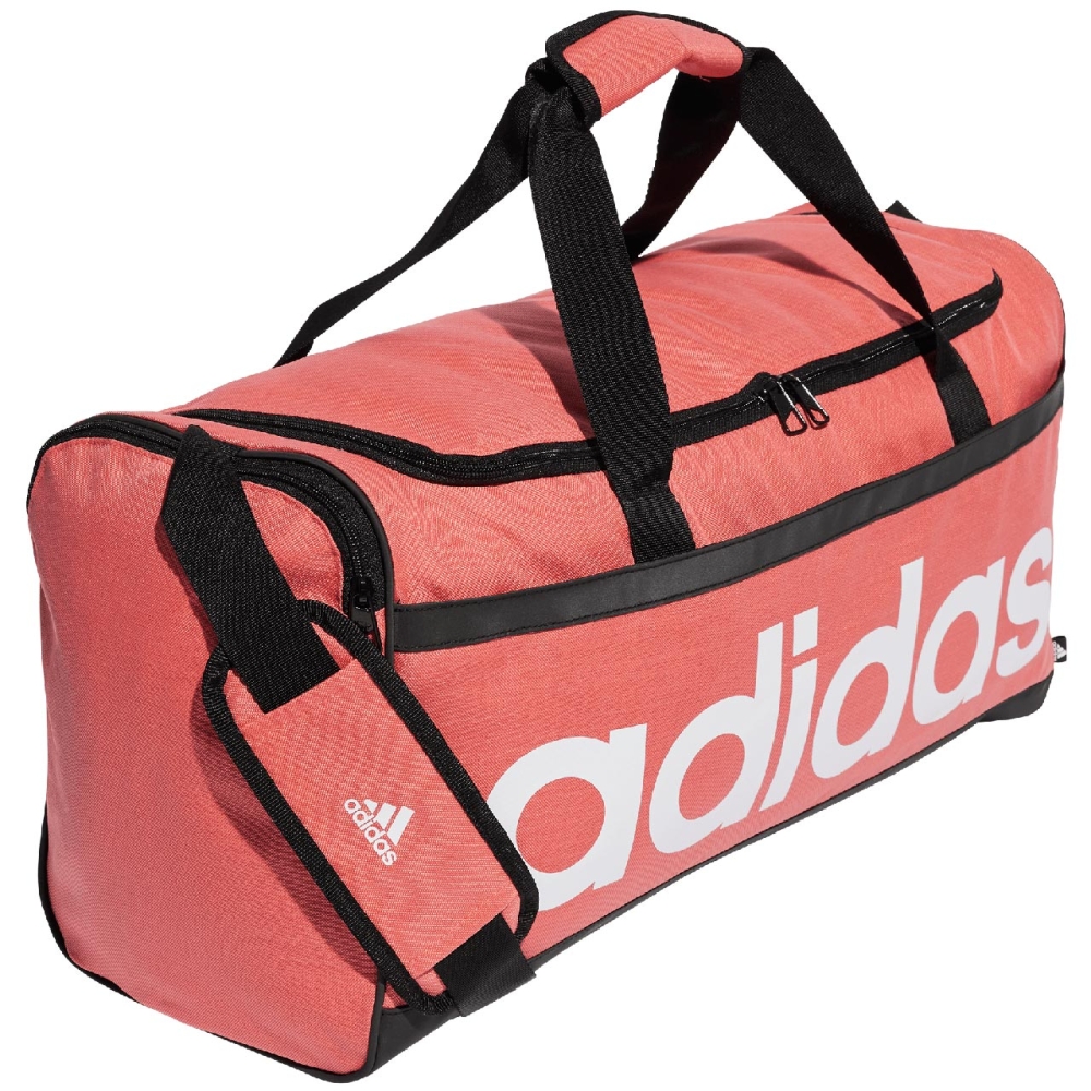 adidas Essentials Linear Duffel Bag Medium coral IR9834