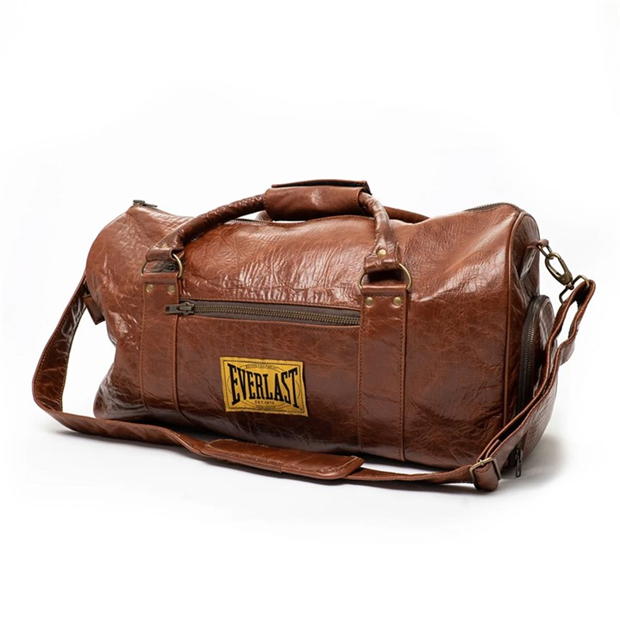 Everlast 1910 Premium Leather Holdall Bag Medium