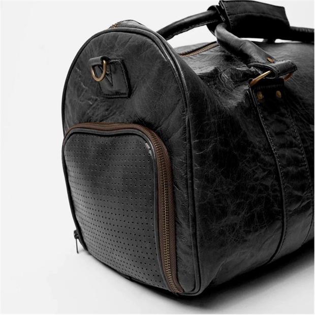 Everlast 1910 Premium Leather Holdall Bag