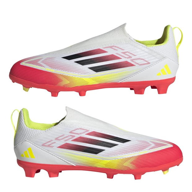 adidas F50 League Laceless Childrens Firm Ground Football Boots