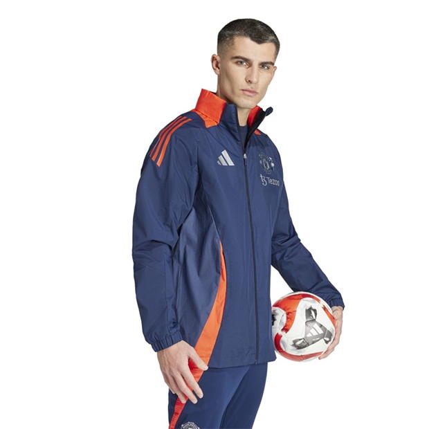 adidas Manchester United Tiro 24 Jacket 2024 2025 Adults