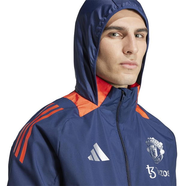 adidas Manchester United Tiro 24 Jacket 2024 2025 Adults