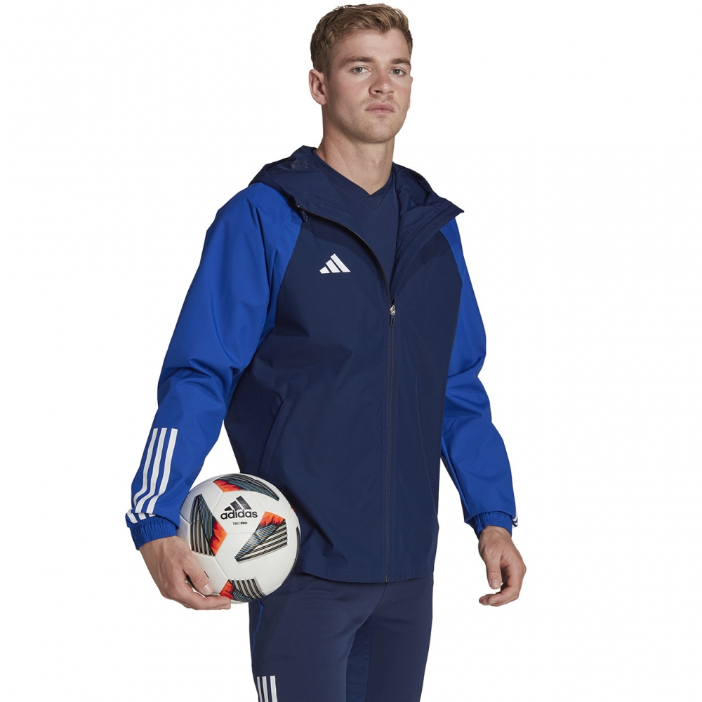 Men's Adidas Tiro 23 Competition All-Weather Jacket navy blue HK7657